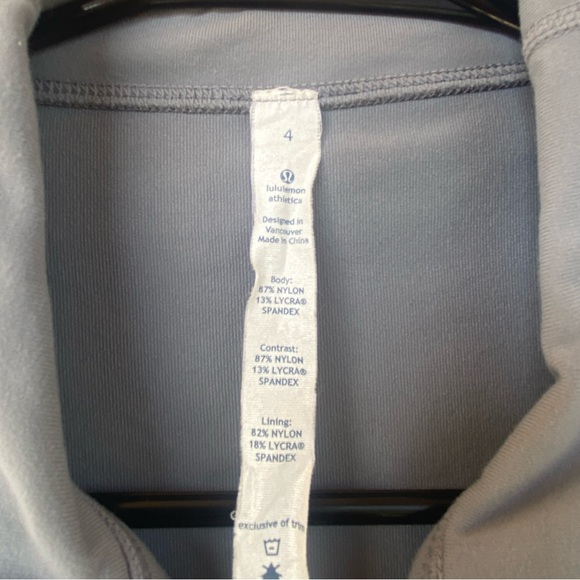 Lululemon In Stride Jacket, Fossil / Wee Are From Space Coal Fossil, Size 4 - Picture 8 of 12